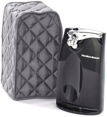 Covermates Keepsakes Can Opener Cover – Quilted Electric Appliance Protector for Kitchen Counter Storage – Dust & Stain Resistant – Washable Slip-On Design, Slate