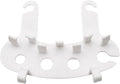 harayaa 5 Gallon Bucket Brush Bracket Organizer Rack Multipurpose Storage Brushes Holder, White