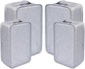 Travel Shoe Bags, Foldable Waterproof Shoe Pouches Organizer-Double Layer (2+2 Grey Shoebags)