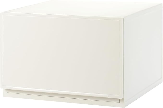 SQC-LWWH SQC-LWWH Correct Case, Freely Combined, Drawer Storage Case, Wide L, White (Front Panel Mirror Surface), Drawer Storage That Can Be Combined According To Your Lifestyle, Pull Out And Close