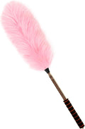 Lambs Wool Extendable Household Cleaning Duster 64" Wall Duster Cleaner with Stainless Steel Long Handle and Extension Pole for Cleaning High Ceiling Fan Interior Roof, Pink