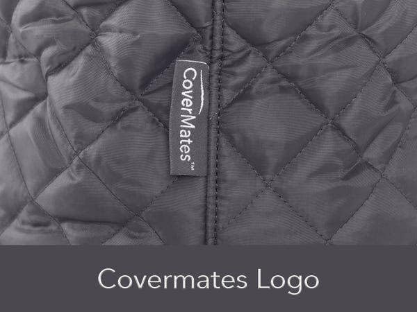 Covermates Keepsakes Coffee Maker Cover – Quilted Appliance Protector for Espresso Makers – Dust & Stain Resistant, Washable Slip‑On Design for Countertop Storage, Slate