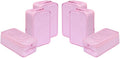 Travel Shoe Bags, Foldable Waterproof Shoe Pouches Organizer-Double Layer (6 Pink Shoe Bags)