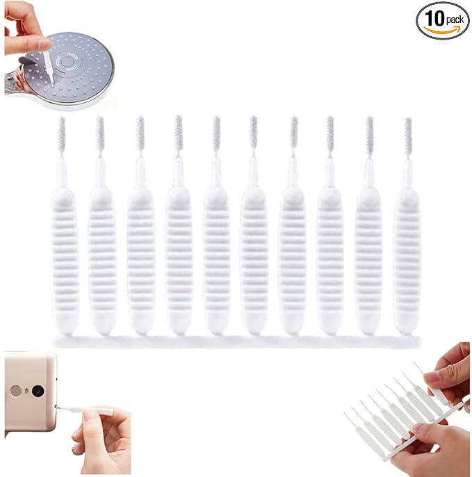 Gap Hole Anti-Clogging Cleaning Brush, 2026 Upgrade Shower Head Cleaning Brush for Small Hole Shower Head Cleaner Tool Multifunctional Hole Cleaning Brushs for Pore Small Nozzle Keyboard