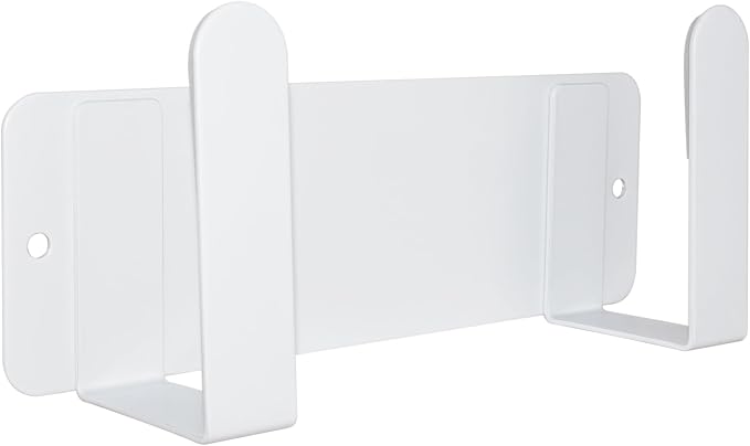 Pot Lid Rack, Wall Mounted 304 Stainless Steel Multi-Functional Storage Holder, Fits Cutting Boards, Pot Lids, Bathroom Scales, Self-Adhesive & Screw Mounting, Kitchen & Bathroom Organizer (White)