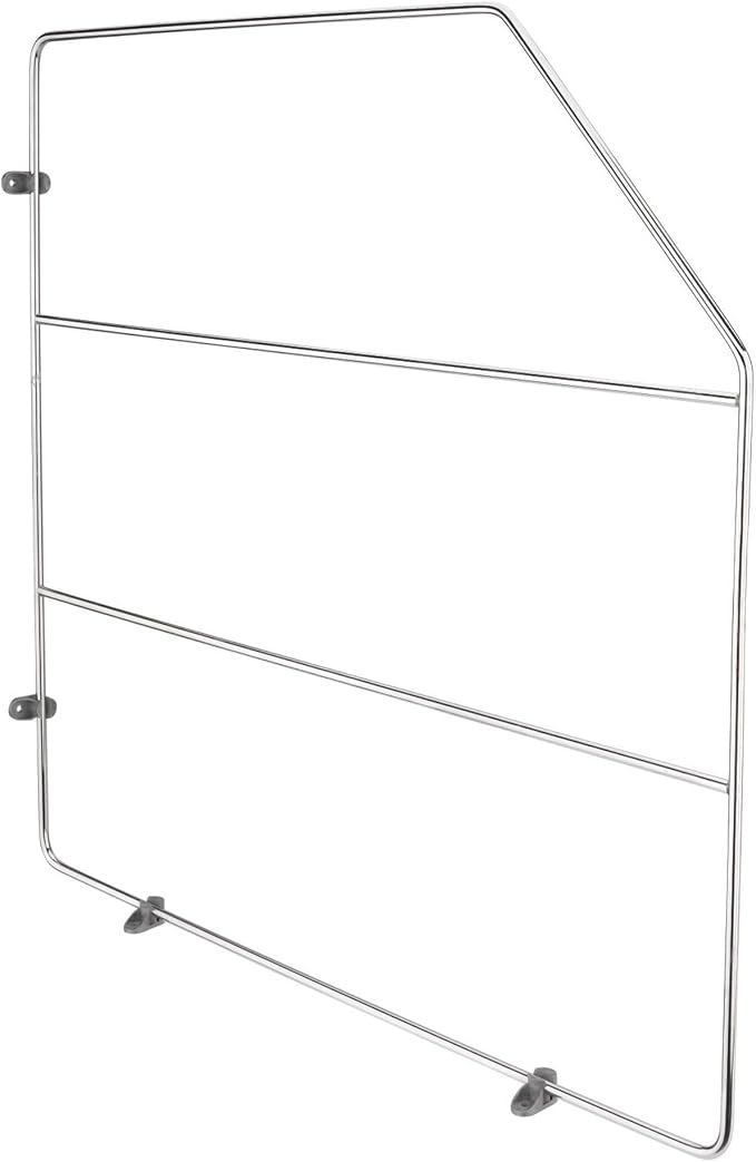 Rev-A-Shelf 18" Bakeware and Tray Divider for Wall/Base Cabinets, Baking & Cookie Sheet Organizer, Min Opening Width of 3", Chrome, 597-18CR-2-1