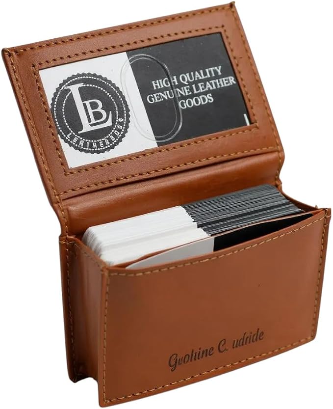 LB LEATHERBOSS Business Card Holder