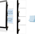 Peeping at the Black cat Computer Monitor Memo Board, Sticky Note Holder, Monitor Side Note Board, Acrylic Desk Organizer with 100Pcs Notes for Office Worker Men Women, Home Desktop and Office Desk