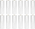 Immuson 12" x 20" Plastic Produce Bag on a Roll Food Storage Bags Clear Plastic Produce Bag for Fruits, Vegetable,Bread, Kitchen Bags (4200 Bags-12 Roll)