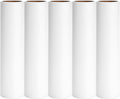 10 inch Mega Lint Roller Refills for Evercare Layers Smart Design Large Floor Lint Rollers Extreme Stick 10'' Wide Sticky Roller Refills 60 Sheets per Roll 5 Pack Total 300 Sheets