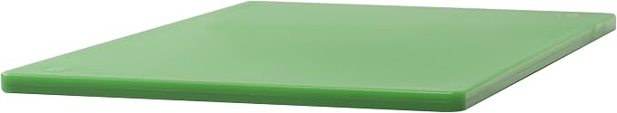 Winco Heavy-Duty Plastic Cutting Board, 12" x 18" x 1/2", Green (Set of 6)