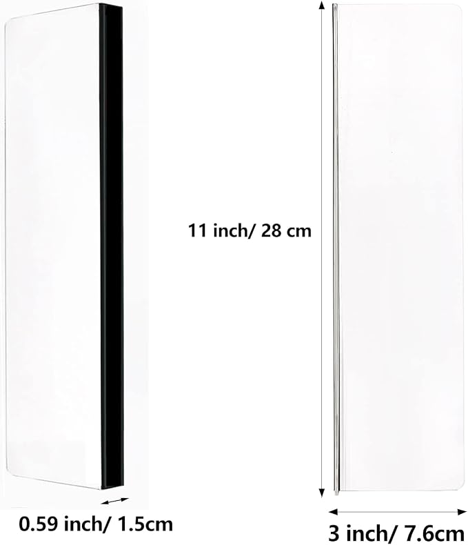 2 Pack Computer Monitor Memo Board for No Edge Monitors,Monitor Sticky Note Holder,Office Desk Decor for Women Man,Home Office Desk Computer Accessories