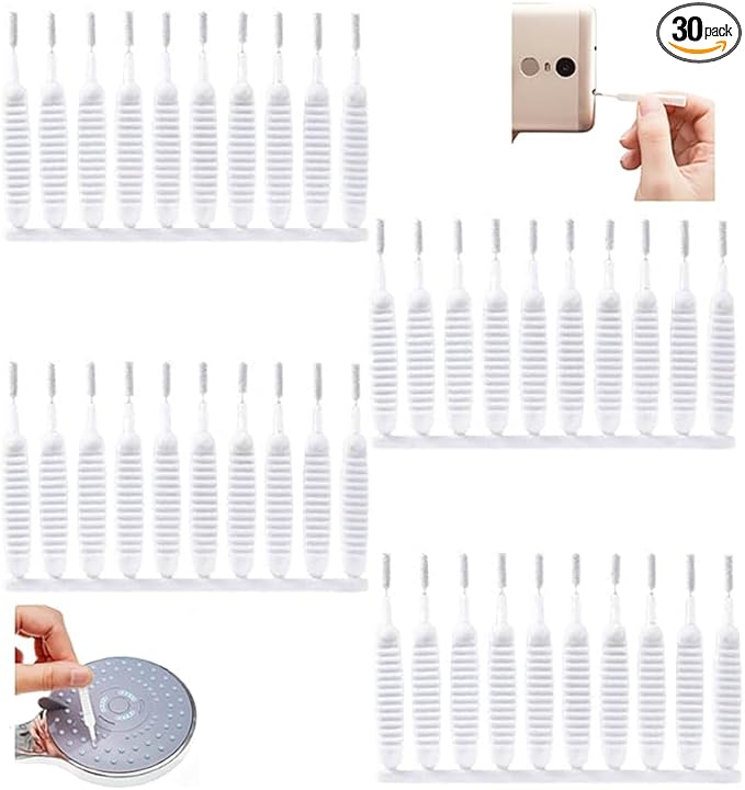 Gap Hole Anti-Clogging Cleaning Brush, 2026 Upgrade Shower Head Cleaning Brush for Small Hole Shower Head Cleaner Tool Multifunctional Hole Cleaning Brushs for Pore Small Nozzle Keyboard