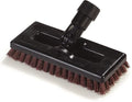 SPARTA Swivel Scrub, Heavy Duty Scrubber with Nylon Grit Bristles, Cleaning Essentials for Commercial and Home Use, 8", Rust, 1 Count