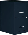 NuSparc 2 Drawer Locking Filing Cabinet | Pre-Assembled Steel Construction | Space-Saving Design is Perfect for Home and Small Office | Letter-Size | Assembled in North America