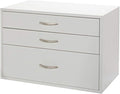 Organized Living freedomRail 3 Drawer OBox - White
