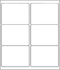 3-1/3" x 4" Shipping Address Label 2000 Sheets, Laser&Inkjet Printer Label 8.5x11in Printable Sticker Paper 6up/Page, White Mailing Labels for Package Envelope