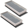 OXO Good Grips Kitchen Compact Spice Drawer Organizer, White - Pack of 2