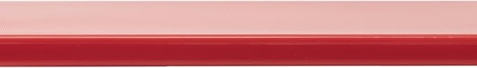 Winco Heavy-Duty Plastic Cutting Board, 15" x 20" x 1/2", Red Medium