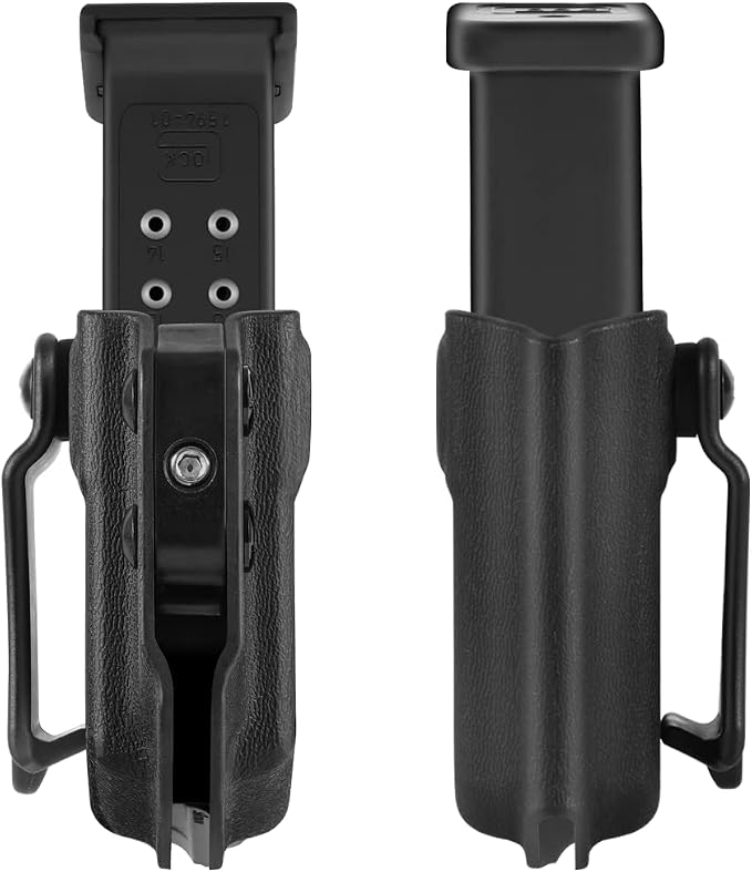 3-Packs Universal Mag Carrier IWB/OWB Magazine Holster for 9mm/.40 Double Stack Magazines