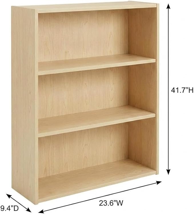 Furnifact Steam Beech Bookcase, Wooden Craftsmanship, Elegant Storage Solution, Modern Design, Durable Wood Material