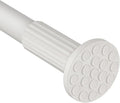 ZOCONE Tension Curtain Rod 51-168In(4-14Ft),No Drill Curtain Rods for Window Outdoor Patio,Adjustable Shower Curtain Rod for Bathroom Renter Friendly,Heavy Duty Extra Long Tension Rod Never Rust,White