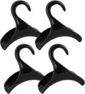 Purse Hanger for Closet Rod - Handbag Storage Organizer - Acrylic Hangers for Hanging Purses, Backpacks, Satchels, Crossovers, Totes (4 Pack)