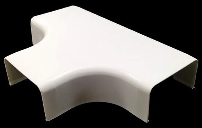 Electriduct 500 Series Raceway Accessory - 3 Way Tee (White)