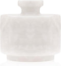 MARBLOUS KRAFTS Marble Salt Cellar with Lid 3" White Salt Box, Stone Salt Container & Spice Jars, Stone Salt Holder for Counter, Spice Jar & Salt Jar