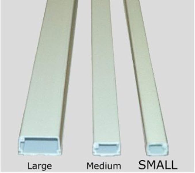 Electriduct Medium Latching Cable Raceway (500 Series) - 6 Feet - Beige | 20 Sticks (120 Feet Total)