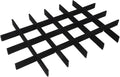 Veemoon 1 Set Jewelry Tray Dividers, 13.17 Inch Black Lint Inserts, Drawer Storage Organizer Ring Earring Necklace Display