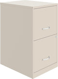 NuSparc 2 Drawer Locking Filing Cabinet | Pre-Assembled Steel Construction | Space-Saving Design is Perfect for Home and Small Office | Letter-Size | Assembled in North America