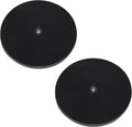 2 Pcs Black 7 inch Acrylic Lazy Susan Rotating Turntable Organizer Bearings - Round Swivel Plate for Spice Rack, Table, Cake, Kitchen Pantry
