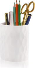 minimaliving Pen Holder,Nordic Style Silicone Waterproof Pencil Holder for Desk Simple&Modern Minimalist Makeup Organizer Multifunctional Office Supplies for Home,Kids and School (White)