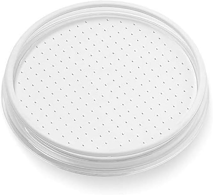madesmart Clear 10 Inch Turntable, Grey | non slip feet, see through design, wide base, smooth spinning access, spices snacks bottles, woman owned