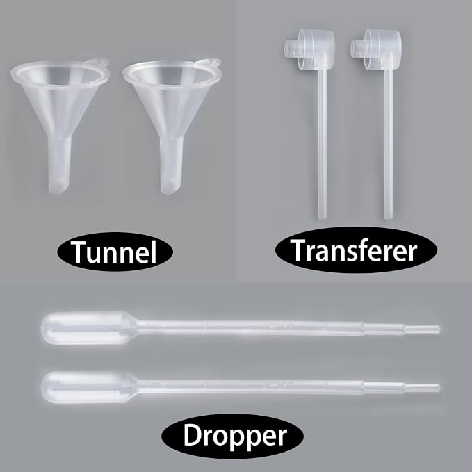2 Pack 30ml 50ml Empty Glass Spray Bottles, Refillable Fine Mist Atomizer Portable Travel Cologne Atomizers Fragrance Containers Sprayer for Perfume(50ML White cap and 30ML White cap)