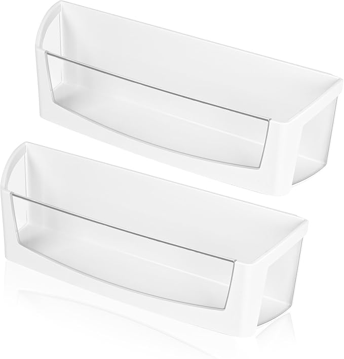 [2 PACK] WPW10212139 Refrigerator Door Shelf Bin Compatible with Whirlpool Refrigerator Door Shelf W10212139 Maytag Fridge Shelves Replacement WRF555SDF WRF555SDH GI6FDRXX GI6FARXX GI6SDRXX Left Bin
