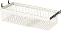 Closet Pull-Out Basket,Carbon Steel Stackable Storage Bins,Stackable Shelf Baskets Organizer,Adjusted Width for Bedroom Office Bathroom(27.95-46.06in)