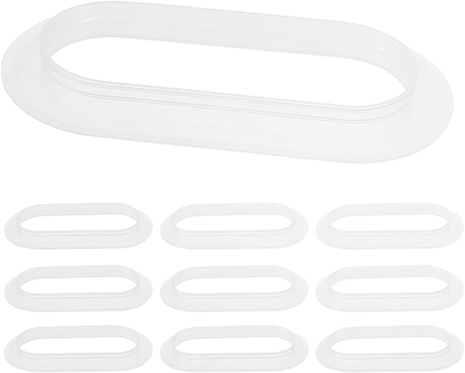 TIDTALEO 10pcs Plastic Box Handles for Cardboard Storage and Moving Boxes, Heavy Duty Straps for Large Carton Carrying and Organization