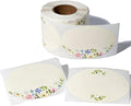 MONEST Waterproof Label Stickers for Jars and Lids, Pantry, Mason Jar, Canning, Spice, Bottle Labels (Daisy 2"x3")