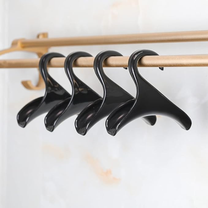 Purse Hanger for Closet Rod - Handbag Storage Organizer - Acrylic Hangers for Hanging Purses, Backpacks, Satchels, Crossovers, Totes (4 Pack)