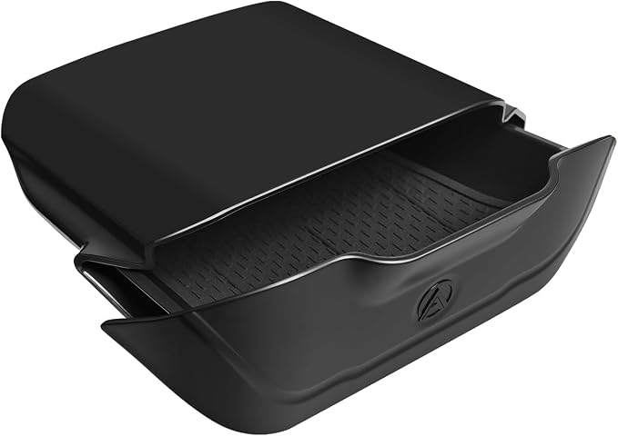 Muslogy Console Storage Drawer Compatible with Toyota RAV4 2019-2024 2025 Accessories Driver Side Drawer Box Console Organizer Insert Storage Cubby With Anti-Slip Mat(One-Touch Self-Locking Mechanism)