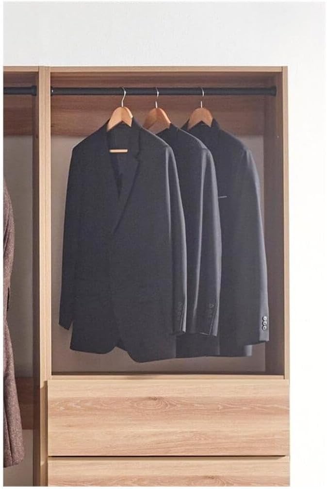 Maykoosh Closet System Organizer - Customizable Walk-in Wardrobe Storage Oak/Model ACD 3 Closet