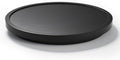 LAMU 12' Wood Lazy Susan Organizer Turntable for Cabinet, Lazy Susan for Table Top, Pantry, Kitchen, Bathroom, Countertop, Rotating Spice Organizer, Vanity Decor Tray, Pine Wood, Black