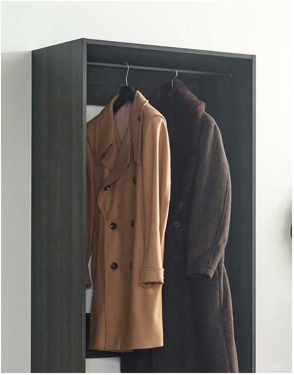 Maykoosh Closet System Organizer - Customizable Walk-in Wardrobe Storage Black/Model B 1 Closet