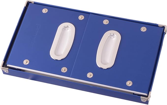 Snap-N-Store Vinyl 45 Record Box, for 45 RPM Vinyl Storage, 8.25 x 7.5 x 14.5 Inches, Classic Blue, SNS02418