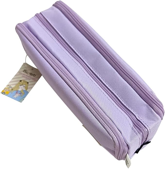 iSuperb Large Pencil Case 3 Compartments Pencil Pouch Big Capacity Pencil Bag for Kids Teen Girls Boys Student School Supplies Oxford Organizer Pen Bag Cosmetic Makeup Pouch