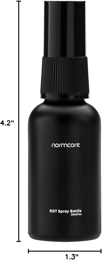 Normcore RDT Spray Bottle Spray For Reducing Coffee Power Static, RDT Spray Bottle Black Glass For Espresso, Coffee Bar Accessories, 30ml/1oz