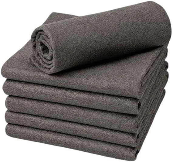 10 Pcs Thickened Microfiber Cleaning Cloths - Streak-Free & Lint-Free Magic Cleaning Wipes, Reusable All-Purpose Cloths for Windows, Glass, Furniture (11.8×11.8 in)