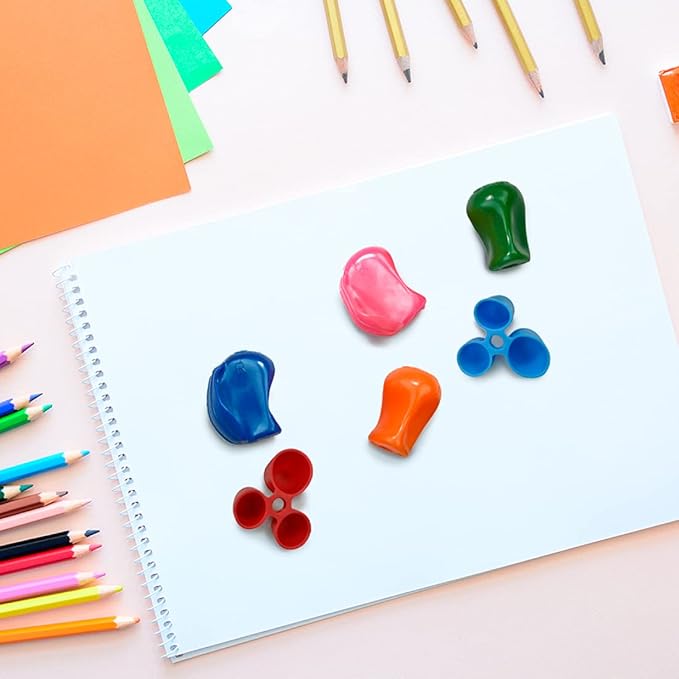 The Pencil Grip BGP-006 Bestsellers 6 Pack for Righties and Lefties With 2 Original, 2 Crossover and 2 Claw Grips, Assorted